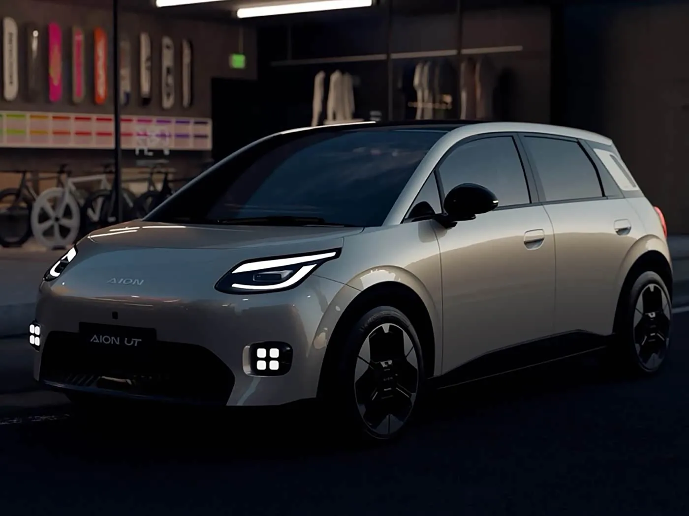 Nieuwe energie puur elektrische Mini Hatchback AION UT Hot Sale Lithium Hybrid EV van GAC Joint Venture lage prijs