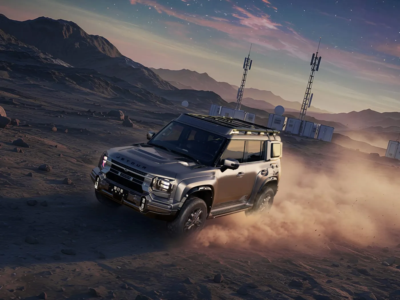 Jetour Traveller Middelgrote SUV High-Speed 2.0T Automatisch Links Turbo Leder Euro VI Gas Aluminiumlegering Nieuw