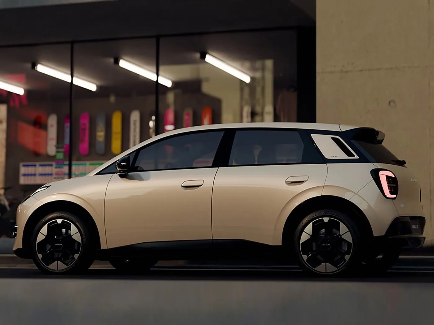 Nieuwe energie puur elektrische Mini Hatchback AION UT Hot Sale Lithium Hybrid EV van GAC Joint Venture lage prijs