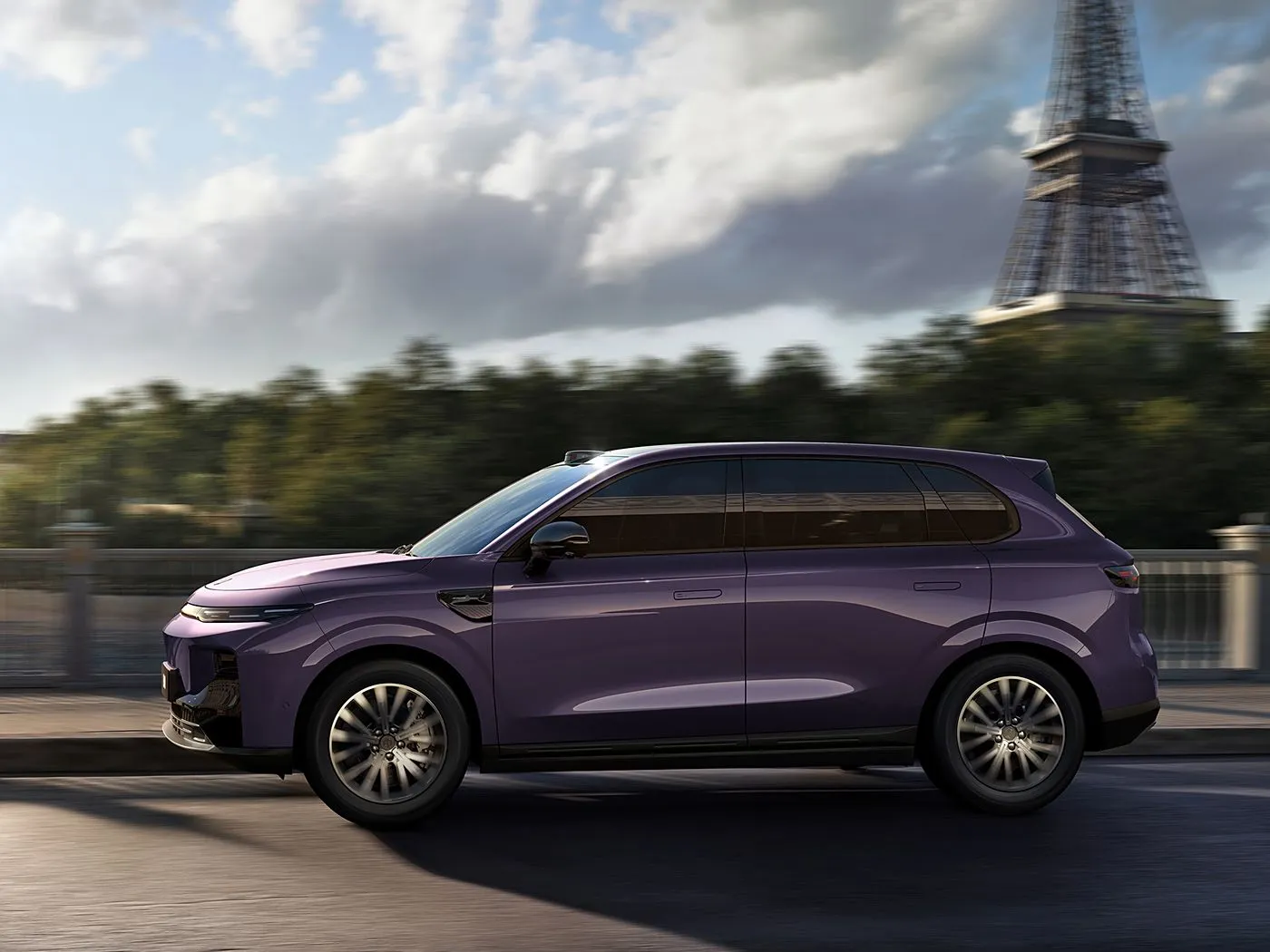 Leapmotor B10 puur elektrische compacte SUV met CLTC-bereik van 510-600 km, 14,6" 2,5K scherm en Leapmotor Pilot New Energy-voertuig