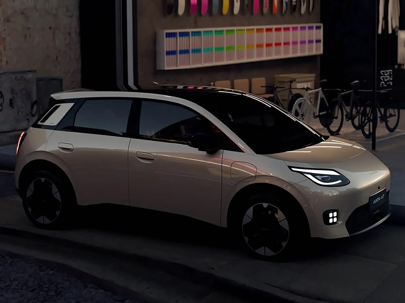 Nieuwe energie puur elektrische Mini Hatchback AION UT Hot Sale Lithium Hybrid EV van GAC Joint Venture lage prijs