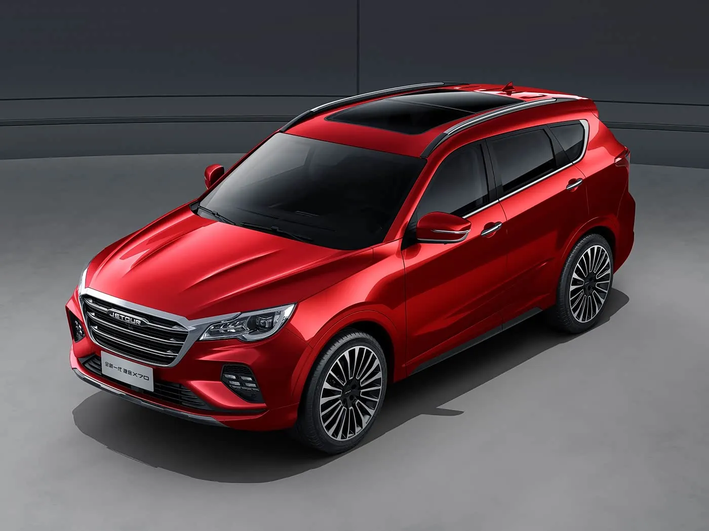 Gloednieuwe Chery Jetour X70 SUV automatische aandrijving Euro VI-emissie aluminium imperiaal achteruitrijcamera lederen stoelen