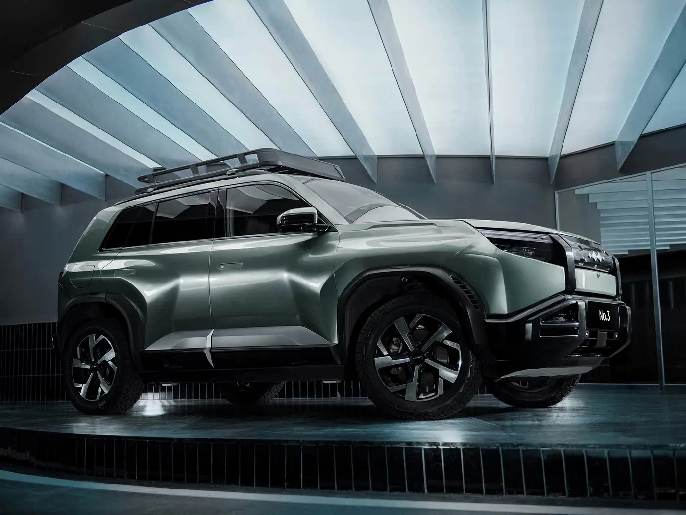BYD-vergelijking Leopard Titanium 3 puur elektrische compacte SUV met CLTC-bereik van 501 km, L2 ADAS en AWD/RWD-prestaties 4 deuren en 5 zitplaatsen en cruisecontrol op volle snelheid
