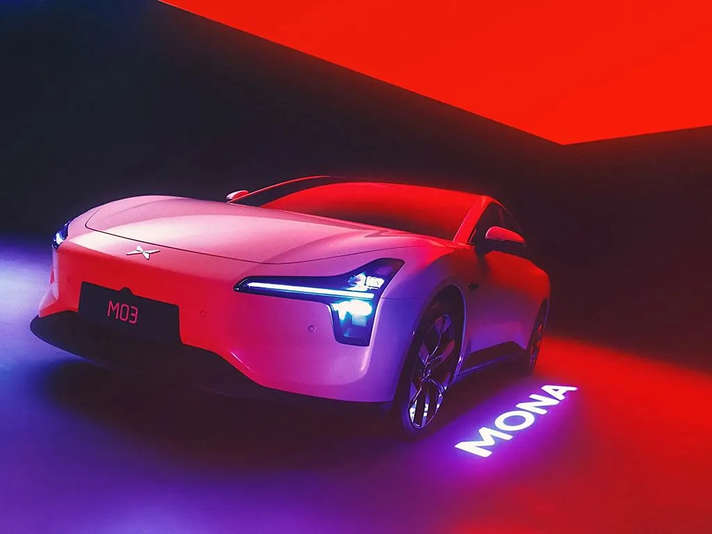 Xiaopeng 2025 Mona M03 elektrische sedan lange afstand 515 km nieuw energievoertuig SUV & Hatchback EV lithiumbatterij