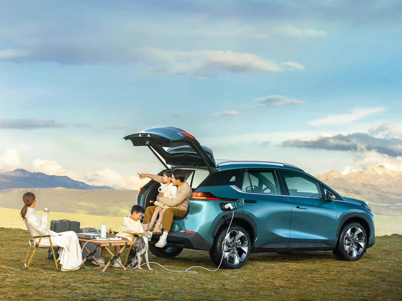 AION V Tyrannosaurus Luxe elektrische SUV Ultieme linkse rijervaring met geavanceerde functies Nieuw energievoertuig