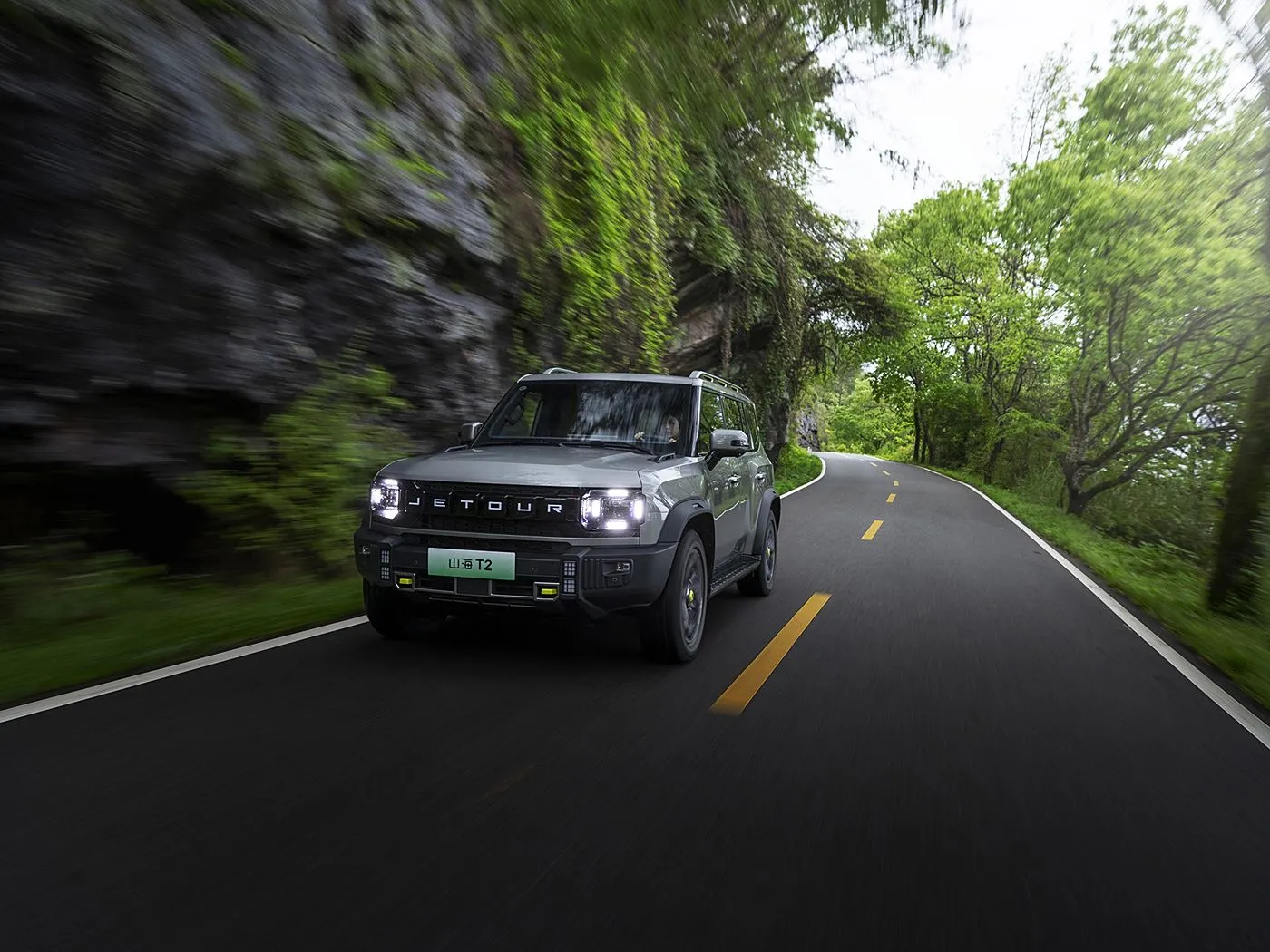 Jetour T2 SUV hybride versie Euro VI nieuwe collectie Light Turbo ACC automatische versnellingsbak lederen linker besturing