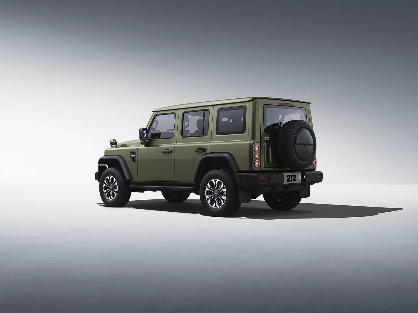 2025 BAIC 212 T01 Robuuste 4WD compacte SUV benzine/diesel 8AT en lederen interieur Verwarmd lederen stuurwiel Lange wielbasis