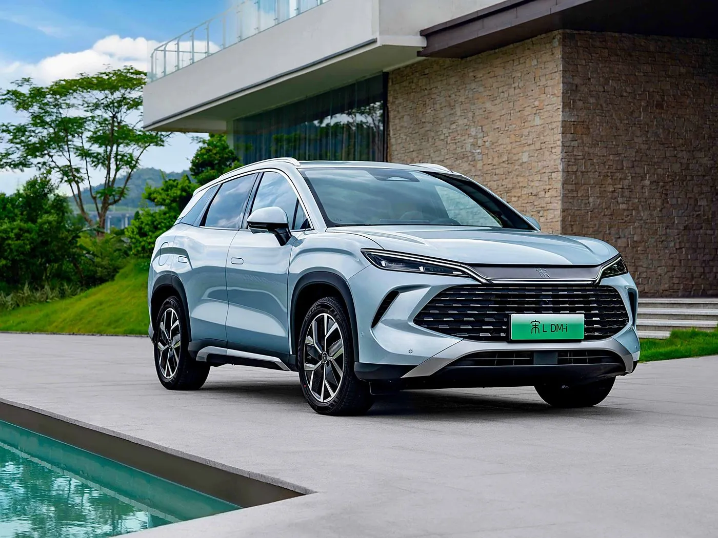BYD Song L DM-i Compacte PHEV SUV Nieuw energievoertuig voor lange afstanden, hoge snelheid DiPilot 2.0 Verwarmde stoelen 360° panoramische camera
