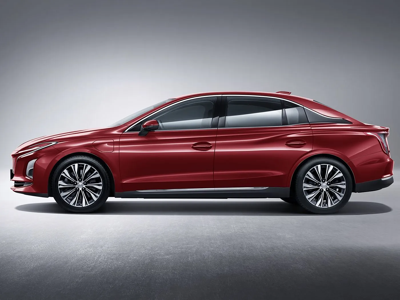 Hongqi E-QM5 Ruime EV Sedan Lange wielbasis Lange afstand Puur elektrisch nieuw energievoertuig