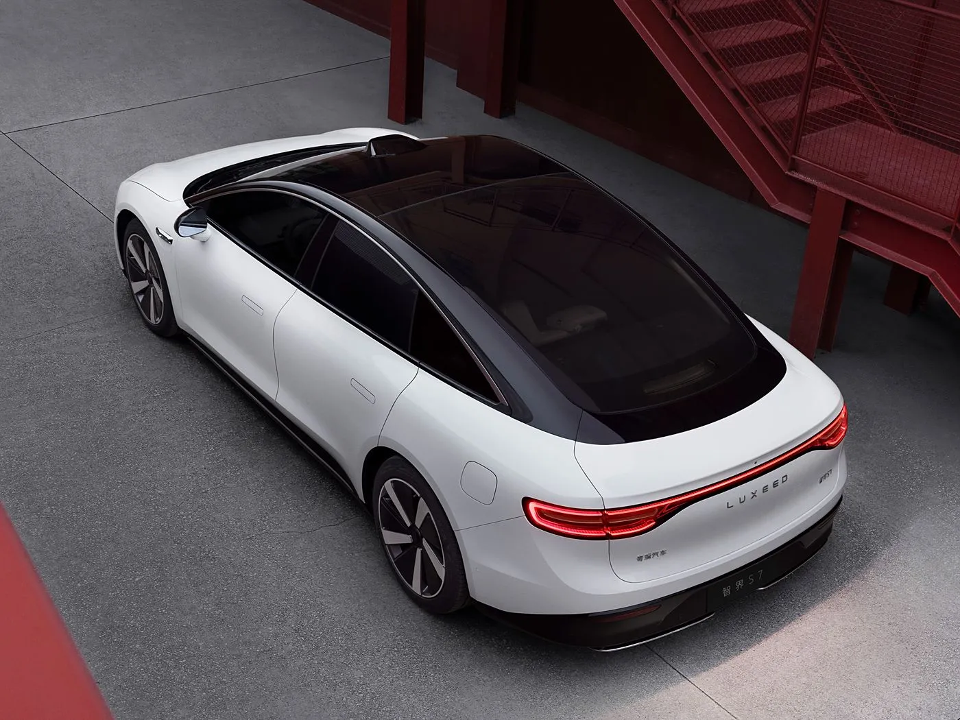 CHERY LUXEED S7 Exeed luxe elektrisch nieuw energievoertuig met RWD / AWD 4 deuren en 5 zitplaatsen