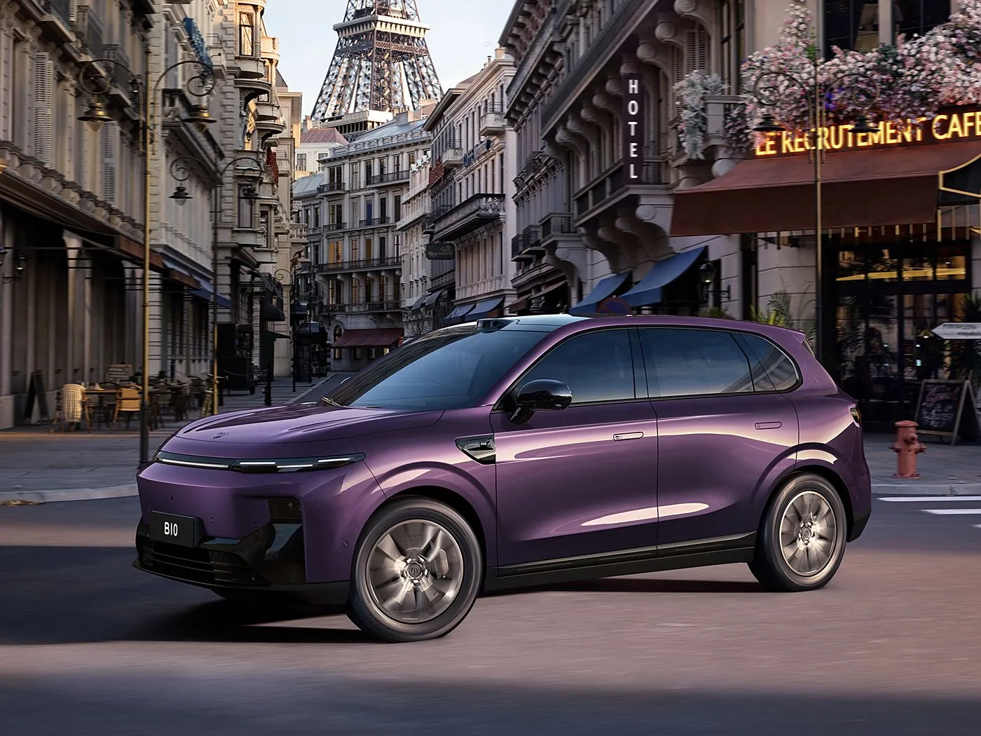 Leapmotor B10 puur elektrische compacte SUV met CLTC-bereik van 510-600 km, 14,6" 2,5K scherm en Leapmotor Pilot New Energy-voertuig